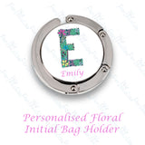 Personalised Floral Alphabet Bag Holder