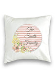 Floral Stripe Collection Cushion Cover