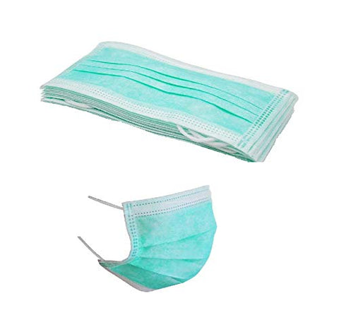 10 x Disposable face masks, dust, saloon, 3ply UK STOCK!