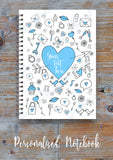 Personalised Doodle Notebook