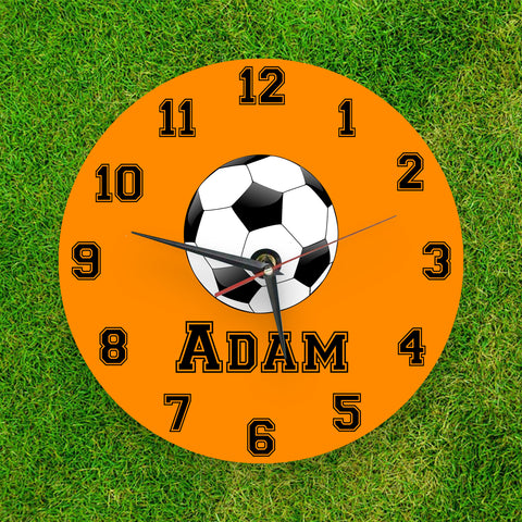 Personalised Football clock – WePersonalize