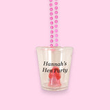 Personalised Willy Shot Glass