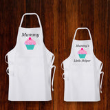 Personalised set of 2 Aprons for Adult/Child