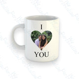 Personalised 'I love you' Photo Mug