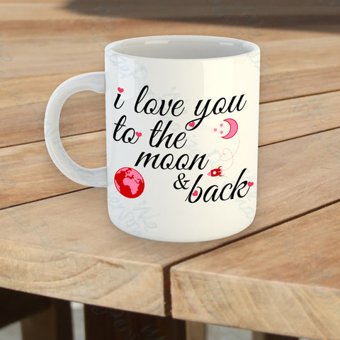 'I love you to the Moon & back' Mug