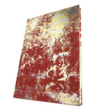Red and Gold Sari Handmade Paper Journal