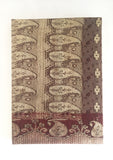 Red & Brown Sari Handmade Paper Journal