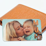 Personalised Sentimental Keepsake For MUM Metal Wallet Card