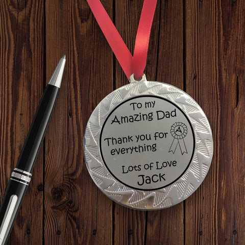 Personalised Medal for Dad