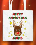 Personalised Christmas Tote Bag