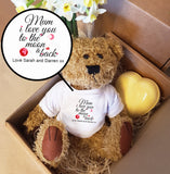 Mother's Day Teddy Bear and Bath Bomb - GIFT SET