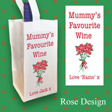 Personalised Wine Bottle Bag for Mother's Day