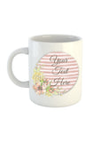 Floral Stripe Collection Mug
