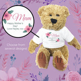 Personalised Teddy Bear Perfect for Mother's Day, Birthdays, Nanny, Step Mum