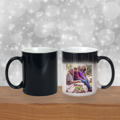 set of 2 personalised colour changing Mugs
