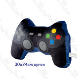 Plush Game Over Controller Shaped Cushion, Home Decorative, Gaming Gift, Novelty Shape