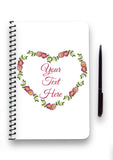 Heart Wreath Collection Notebook