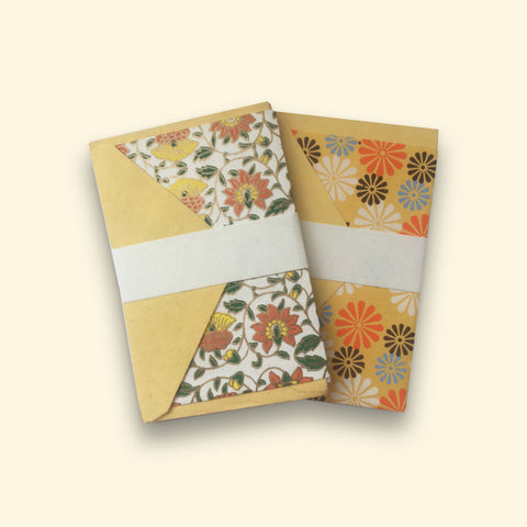Handmade Paper Cards Yellow