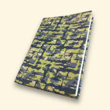 Blue and Green Sari Handmade Paper Journal