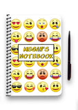 Personalised Emoji Patterned Notebook