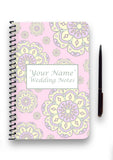 Personalised Pastel Mandala Patterned Notebook