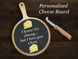 Personalised Cheese Board