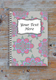 Personalised Patterned Notebook