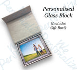Personalised Glass Block
