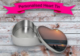 Personalised Heart Tin