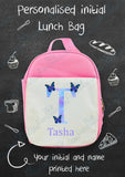 Personalised Watercolour Letter Lunch Bag