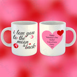 'I love you to the Moon & back' Personalised Mug