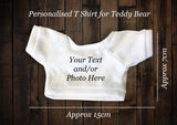 Personalised Teddy Bear T Shirt