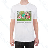 Personalised custom printed t-shirt unisex with your own image/text