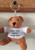 Personalised Teddy Bear Keyring