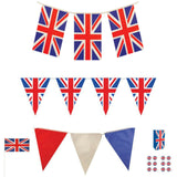 Selection of 7m 10m Union Jack Bunting Flags Banner PVC Jubilee Party Decoration