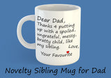Funny Sibling Mug