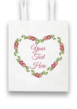 Heart Wreath Collection Tote Bag