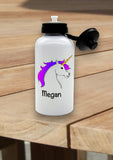 Personalised Unicorn Water Bottle