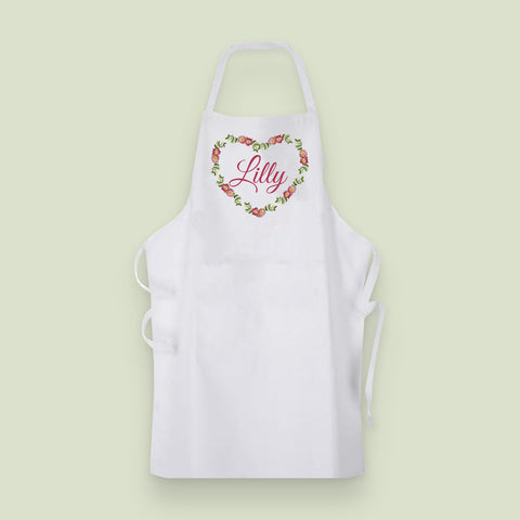 Heart Wreath Collection Apron