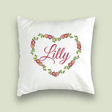 Heart Wreath Collection Cushion Cover
